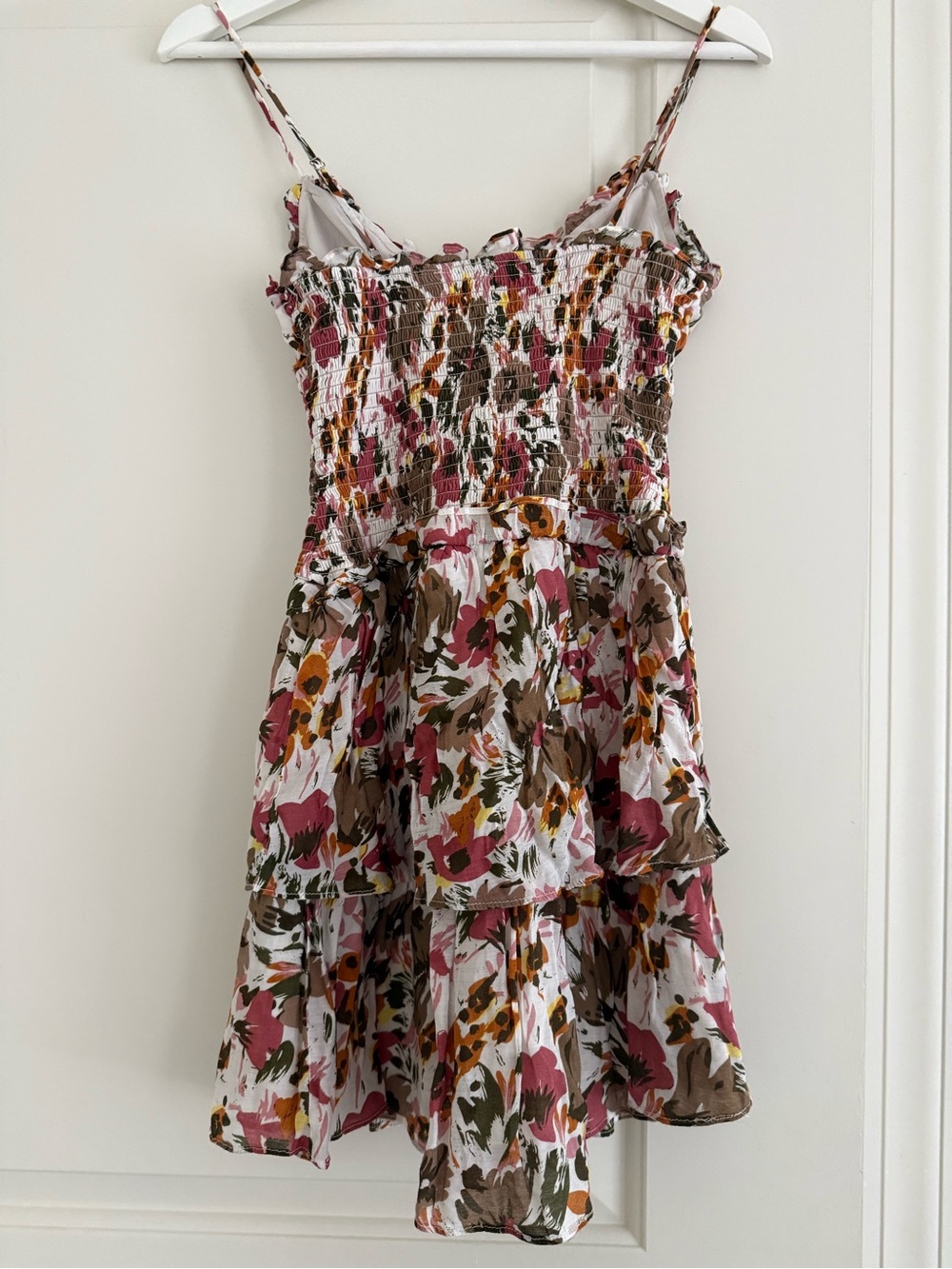ASTR BLOSSOM SMOCKED RUFFLE MINI DRESS SIZE S - Picture 3 of 15